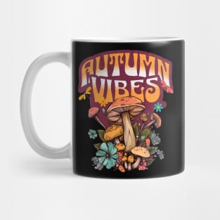 Autumn Vibes Mushrooms Mug